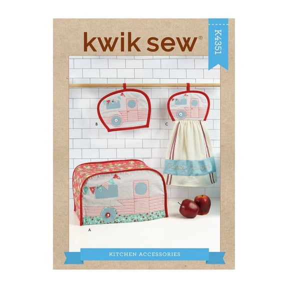 Kwik Sew Sewing Pattern 4351 - Kitchen Accessories, Size: OS (One Size)