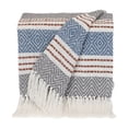 thumbnail image 2 of Parkland Collection Transitional Stripes Rust Rectangle 50" x 60" Throw, 2 of 2