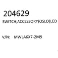 thumbnail image 4 of Oslo Boat Accessory Switch 6712376R2 | Ranger 7/8 Inch Black Red, 4 of 4