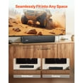 thumbnail image 6 of VEVOR Sound Bar for Smart TV, 2.0 Channel, 17-Inch Compact Soundbar TV Speakers for Projector, Bluetooth AUX Connection, Remote Control, Easy Setup,80W Surround Sound System for PC Home Theater Audio, 6 of 9