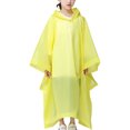 thumbnail image 4 of Chubasquero grueso para lluvia, ropa impermeable para exteriores con capucha con cordón para niños y niñas, 4 of 7