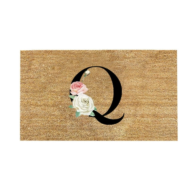 adviicd Personalized Alphabet Doormat For Welcoming Guests At Your Doorstep 1PC