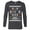 Charcoal Heather, variant on Marvel Avengers Christmas Sweater Happy Holidays Standard - Long Sleeve T-Shirt for Men – Customized-Black