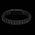 thumbnail image 2 of QQTDFG Stainless Steel Leather Bracelet 8 Inches 13MM Magnetic L348-default, 2 of 7