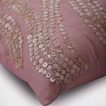 thumbnail image 2 of Throw Pillow Covers, Decorative Pink Pillow Covers 16x16 inch (40x40 cm), Silk Cushion Cover&nbsp;Home Decor, French Toile, Mother Of Pearl, Contemporary Designer Fabric - Angelic Charm, 2 of 3