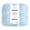 Baby Blue, variant on Bernat® Baby Sport™ #3 Light Acrylic Yarn, Baby White 12.3oz/350g, 1256 Yards (2 Pack)