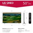 thumbnail image 5 of Television LG 55" TV QNED80 Series QNED MiniLED Smart TV 50QNED80UQA, 2022 4K Alimentado por IA, Alexa Incorporado, 5 of 5