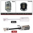 thumbnail image 4 of Câble Adaptateur RJ9 4P4C RJ11 RJ9 pour Casque, Rallonge pour Bureau, Téléphones de Bureau, Livraison Directe, 4 of 4