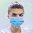 thumbnail image 4 of HLONK 100 Pack USA Made Disposable Face Masks, 4 of 7