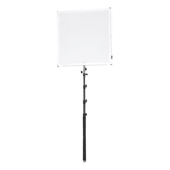 Fotodiox Sun-Scrim-Boom-90x-90 90 x 90 cm Pro Studio Solutions Boom Sun Scrim - Collapsible Frame Diffusion & Silver-White Reflector Kit with Boom Handle & Carry Bag