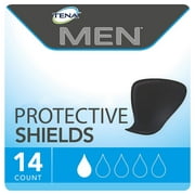 Tena Men Incontinence Shields, Light, 14 ct