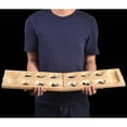 thumbnail image 2 of Juego de mesa AMEROUS Mancala de madera con 72+8 piedras de cristal, 2 of 9