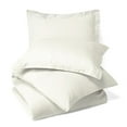 thumbnail image 3 of Hearth & Harbor 3-Piece Off-White Duvet Cover Set, Queen, 3 of 5