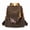 Brown, variant on Chinese Style Backpack Purse 12.99" Nylon Tote Shoulder Bag for Travel Shopping (Brown)