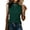 Dark Green, variant on Women's Fashion Solid Color Half High Collar Sleeveless Slim Fit Woolen Tank Top for Winter and Fall Layering,Wine