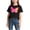 Black, variant on Fnooota Girls Cotton T-shirts, Short Sleeve Soft Summer Casual Kids Graphic Tees Pink Size 12-14 T