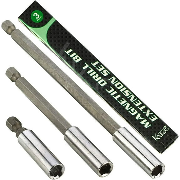 Everything You Need | Katzco Magnetic Bit Holder Extensions - 3 Piece Set - 2 | 1