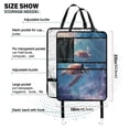 thumbnail image 3 of Car Back Seat Organizer 2 Pack Antique Nylon Fabric Thickened Waterproof Foot Mat Suitable For Various Types Of Vehicles Two Cute Turtles, 3 of 7