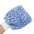 thumbnail image 2 of Plush  Mitt, Microfiber Car Wash Glove Universal Good Absorbency  For Maintenance Blue, 2 of 8