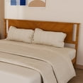 thumbnail image 6 of Ktaxon King Wooden Bed Frame, Platform Bed with Headboard & Slats Support, Brown, 6 of 8