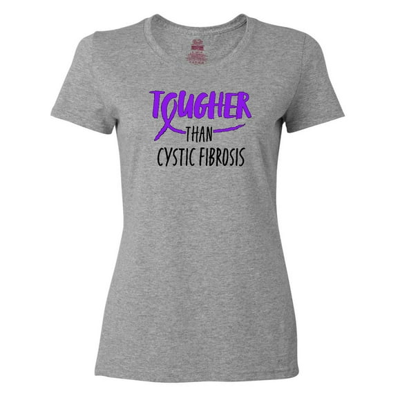 Inktastic Tougher than Cystic Fibrosis Women's T-Shirt