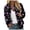 F349 Black, variant on Likimi Womens Cardigan Zip Up Crew Neck Long Sleeve Floral Print Cardigan For Women Everyday Wear Comfort Coat Size L