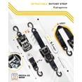 thumbnail image 3 of Trinquete Straps Strapinno de acero inoxidable retráctiles de 4 pies, 3 of 6