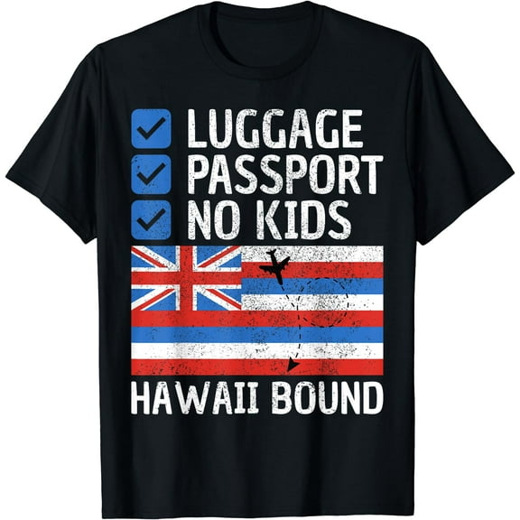 Hawaiian Vacation Outfit Travel To Hawaii Men Women Hawaii T-Shirt Black 4X-Large