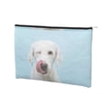 thumbnail image 3 of Sigee Puppy Licks Nose for Multipurpose Zipper Pouch Paper Reusable Cosmetic bag for Purse Water Resistant Gift, 3 of 8