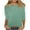 Green, variant on Sequins Tops for Women 3/4 Length Sleeve Shirts Evening Party Formal Casual Dressy Blouses for Ladies