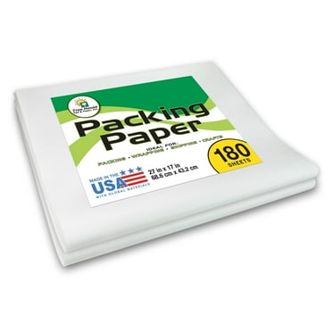 Tree House Pad & Paper - Packing Paper Sheets for Moving - 180 Sheets of Newsprint Paper - Must Have in Your Moving Supplies - 27" x 17" - Made in USA