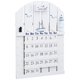 thumbnail image 4 of Calendario perpetuo de pared de madera estilo mediterráneo (1 unidad)., 4 of 7