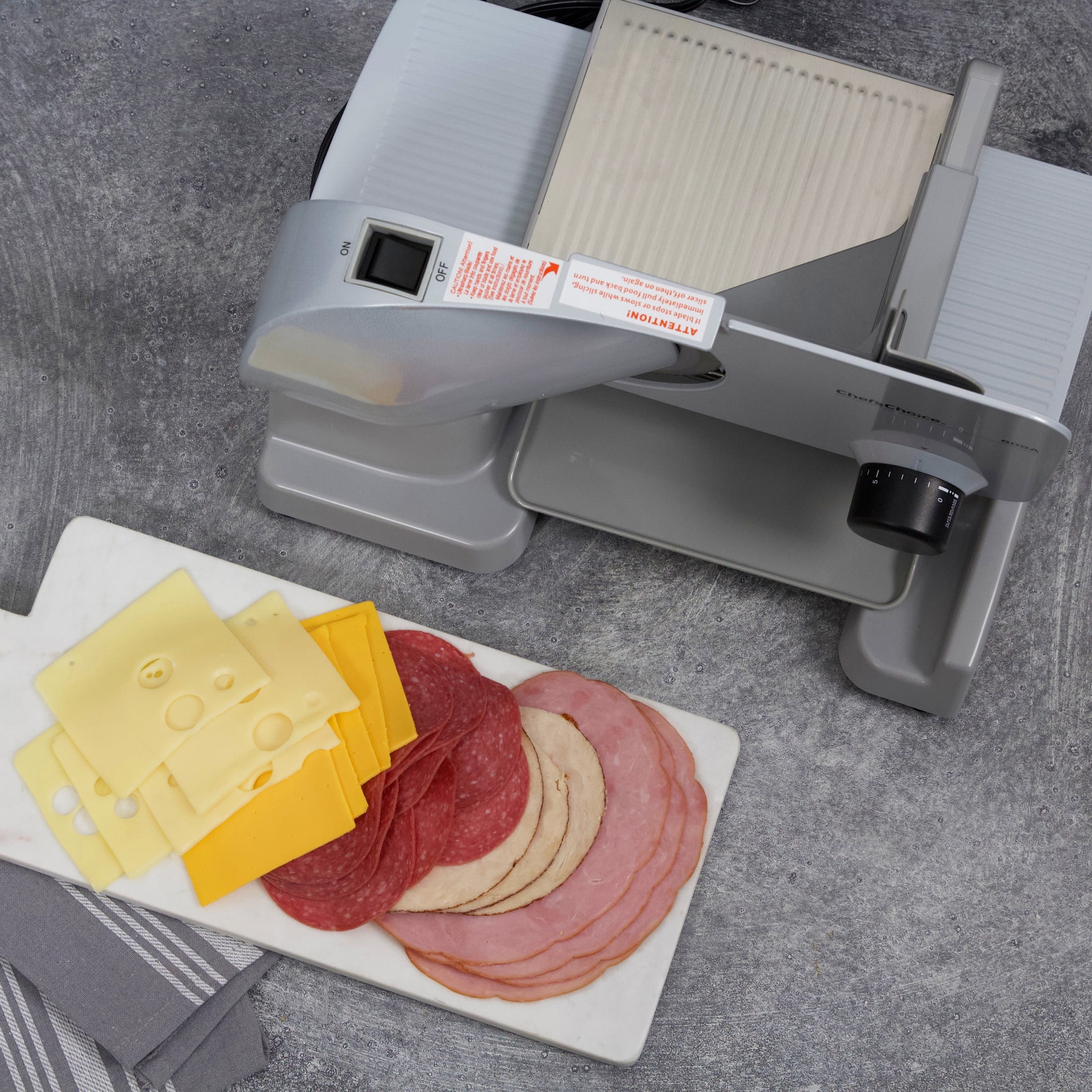 Chef'sChoice Model 609A Electric Meat, Cheese and Bread Slicer