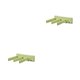 thumbnail image 1 of Advancent Soporte para de cocina baño pared colgante de tubo exprimidor de crema organizador estante dispensador de Verde 2piezas, 1 of 6
