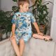 thumbnail image 4 of Balery World Travel Conjunto de Pijama Infantil de Manga Corta con Estampado – Ropa de Dormir de Algodón Suave-Large, 4 of 6