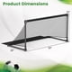 thumbnail image 2 of GETHFSA 5ft x 2.5ft Portable Soccer Net With Metal Frame, Foldable Pop-Up Goal for Outdoor Training, Backyard Games & Travel, 2 of 10