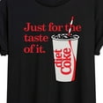 thumbnail image 3 of Diet Coke - Just For The Taste Of It - Juniors Ideal Flowy Muscle T-Shirt, 3 of 5