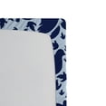 thumbnail image 3 of Ambesonne Birds Print Fitted Sheet, Bohemian Silhouettes, California King, Indigo and Pale Blue, 3 of 5