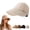 Beige, variant on Women's Wide Brim Sun Visor Hat, UPF 50+ Sun Hat UV Protection Adjustable Cap Packable Sun Cap for Ponytails Golf Beach