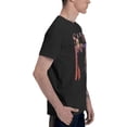 thumbnail image 3 of SADE Mens Shirts Short Sleeved Crew Neck T Shirt Cotton Classics Tees, 3 of 4