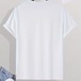 thumbnail image 2 of Camiseta deportiva informal de manga corta con cuello redondo y estampado de brújula vintage para hombre, ideal para verano y primavera. Camiseta versátil de poliéster para adultos, hombres, mujeres,, 2 of 7