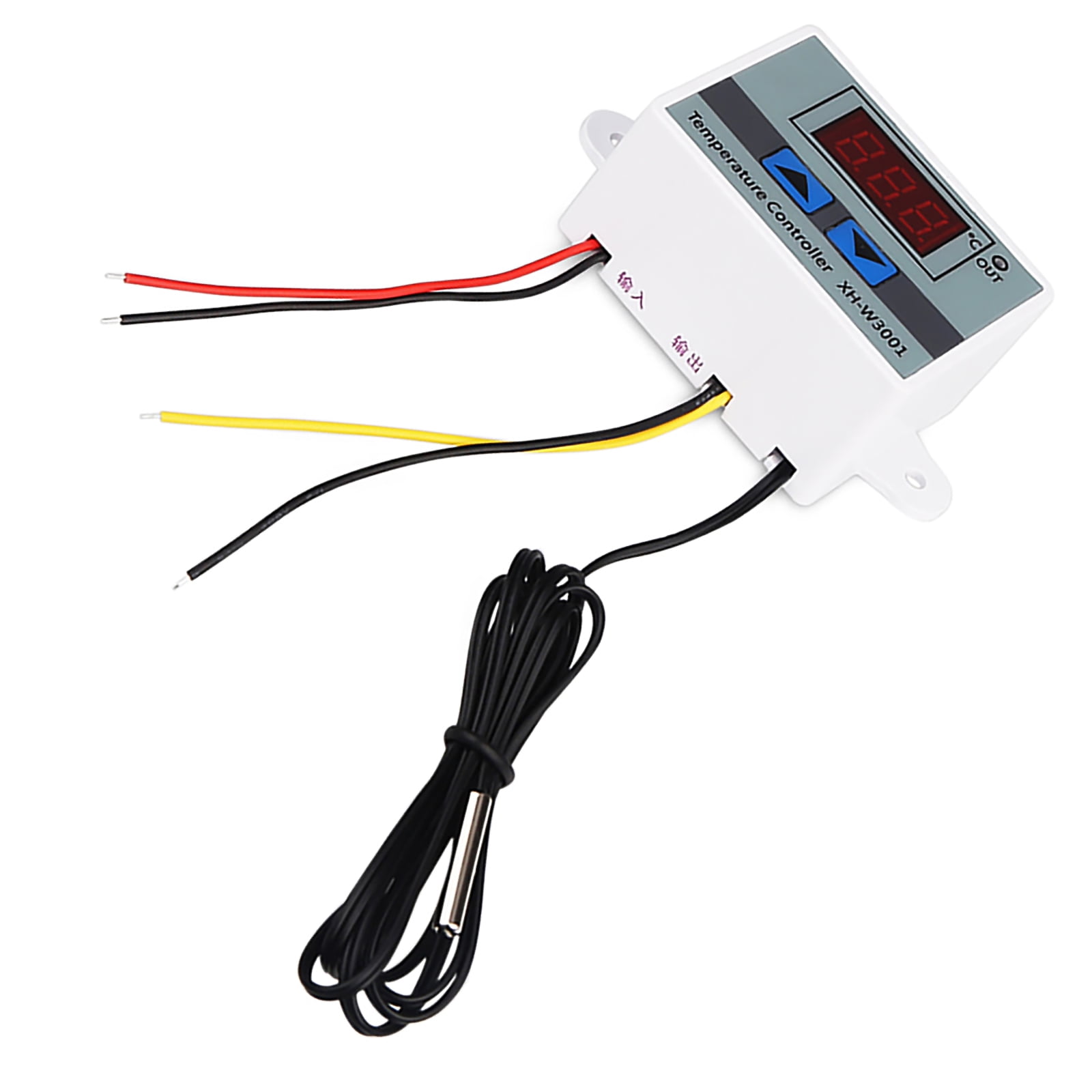 Tiamu 5Pcs 110-220V Ac Digital Led Temperature Controller Xh-W3001 for Incubator Cooling Heating Switch Thermostat Ntc Sensor Tiamu 5Pcs 110-220V Ac Digital Led Temperature Controller Xh-W3001 for Incubator Cooling Heating Switch Thermostat Ntc Sensor