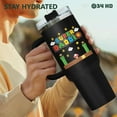 thumbnail image 3 of Christmas Gifts for Dad, Daddio Tumbler with Handle Straw 40 oz Stainless Steel, Daddio Coffee Mug, Dad Birthday Gifts from Daughter Son, 3 of 6