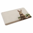 thumbnail image 2 of Easter Bunny Door Mat&nbsp;Indoor Outdoor Entrance, Non Slip Rug for Kitchen Bathroom Entryway Rug, Simple Retro Spring Rabbit Eggs Plants Washable Doormat Floor Mat for Office Home Decor 24x36 Inch, 2 of 8