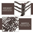 thumbnail image 4 of SWETRACE 20 Pcs Clôture Décorative pour Jardin PVC Marron pour Modèles de Ferme Modèles d'Animaux, 4 of 5