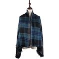 thumbnail image 4 of Women's Fall Winter Scarf Classic Tassel Plaid Tartan Warm Soft Chunky Large Blanket Wrap Shawl Scarves, 4 of 10
