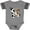 Football Heather and Smoke, variant on Inktastic I'm One-cowboy Riding Horse Birthday Boys Baby Bodysuit