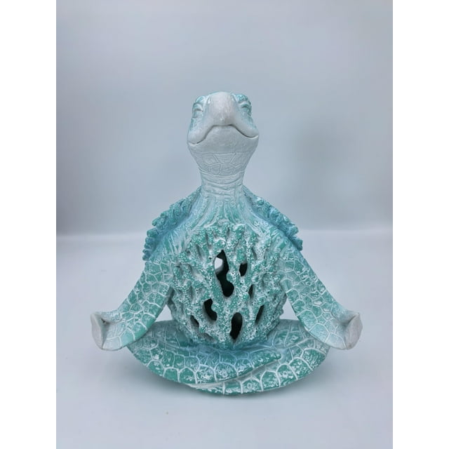 Figura VVGIFTS para meditación y yoga con forma de tortuga marina, decoración