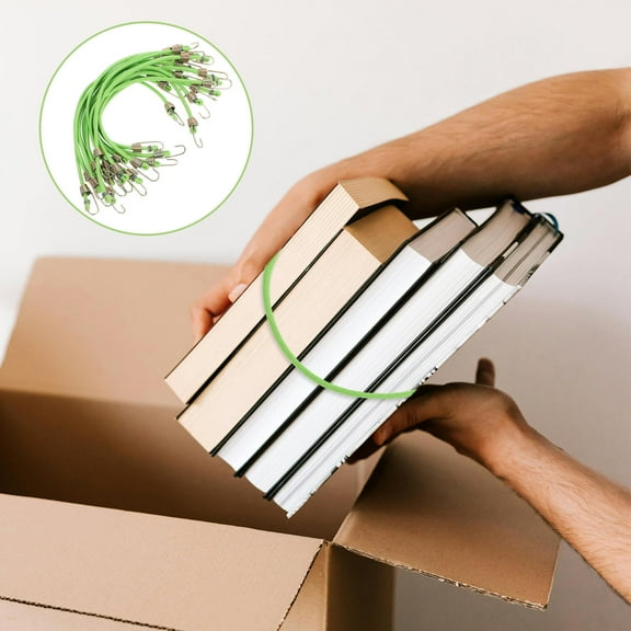 GOOHOCHY 15pcs Bungee Cord Hooks Bungee Cords With Carabiner Hooks Small Bungee Cords Carabiner Bungee Cord Small Bungee Cords With Hooks Durable Bungee Cords With Hooks