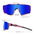 thumbnail image 3 of Gafas de Sol MVPTGRS para Jóvenes, Marco de Béisbol TR90, Edad 8-14, 3 of 7